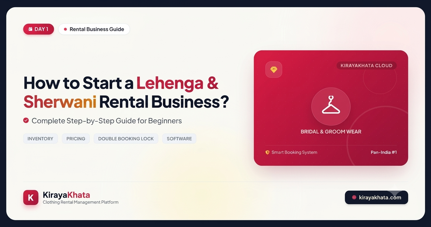 How to Start a Lehenga & Sherwani Rental Business?